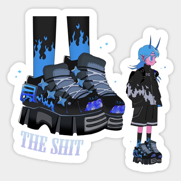 Alternate shoes Sticker by Rk7777